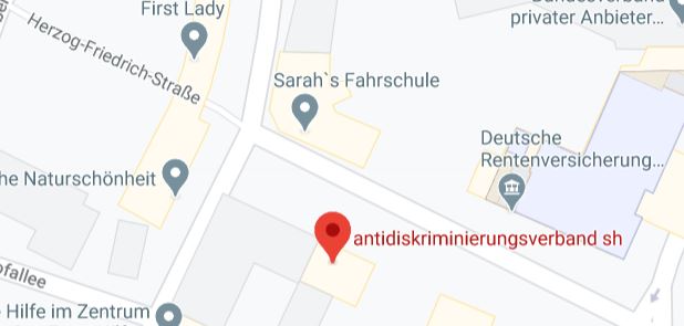 Die Gerechtigkeit hat einen neuen Sitz in Kiel: Der Antidiskriminierungsverband Schleswig-Holstein (advsh) e. V. ist umgezogen!